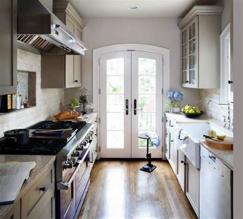 Also, galley kitchens are ergonomically better unstained or lightly stained maple, birch, and bamboo are good materials for cabinets if you want to keep colors brighter and lighter. Pin on For the Home