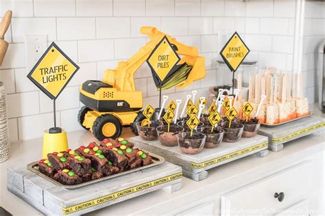 Construction Party Food Sign Printables Etsy Construction Party