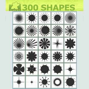 First, click and hold on the rectangle tool near the bottom of the toolbar, and chose the polygon tool: Custom Shapes Stars - Photoshop custom shapes