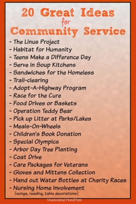 Community Service Ideas Artofit