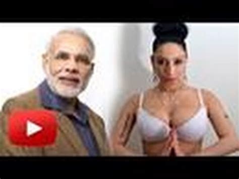 Sensational Shanti Dynamite Going Nude For Narendra Modi Youtube