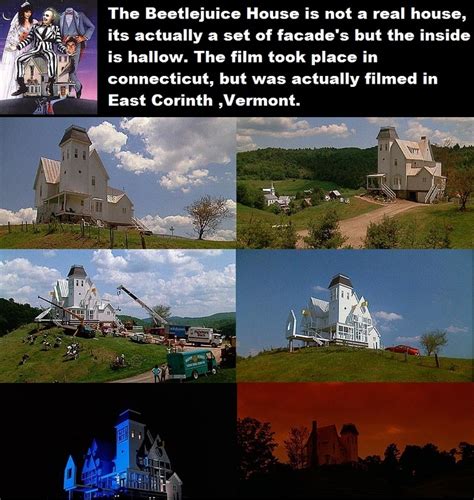 The roadway is suspended from vertical cables that are in turn attached to two or more main cables; The Beetlejuice house | Famous Homes From Films! | Pinterest