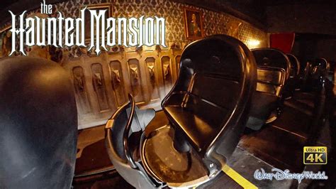 Haunted Mansion On Ride Low Light 4k Pov Magic Kingdom Walt Disney World 2023 07 01 Youtube