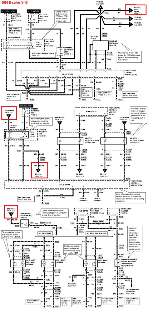 1999 E350 V10 Fuel pump Relay Wiring Diagram - Ford Truck ...