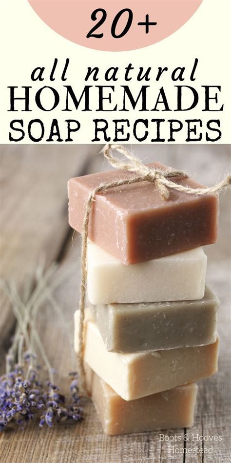 NATURAL SOAP RECIPES Homemade All Natural Homemade Bar Soap Recipes Plus Tips And Tricks