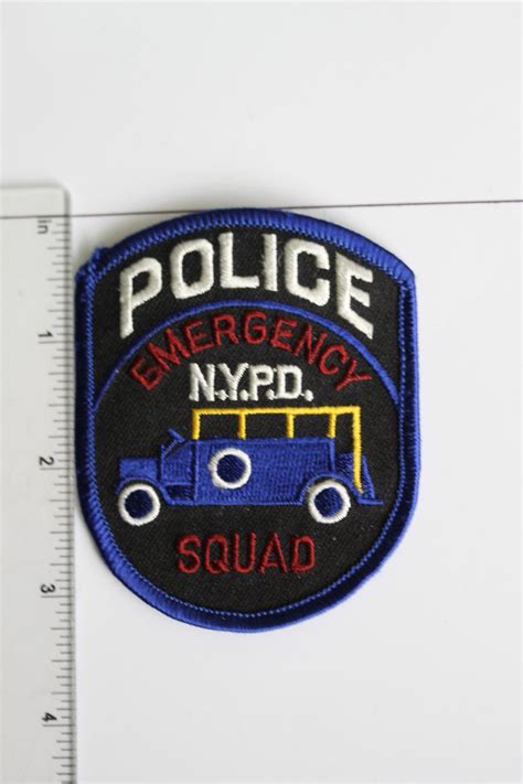 Nypd Esu Emergency Service Unit Patch Police Badge Eu