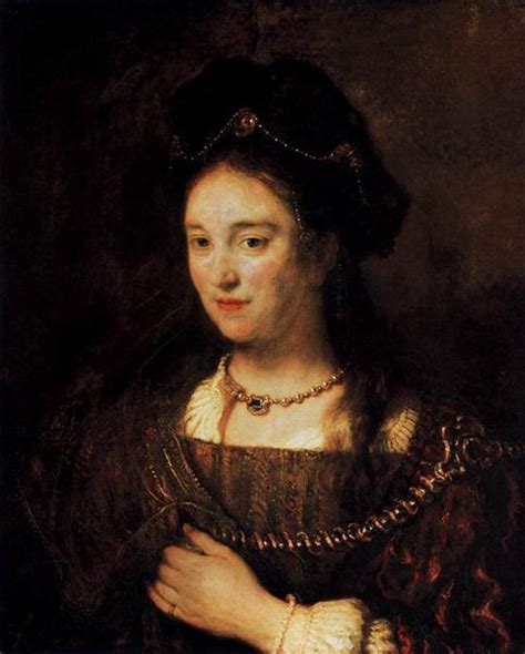 Saskia The Artist S Wife 1643 Rembrandt