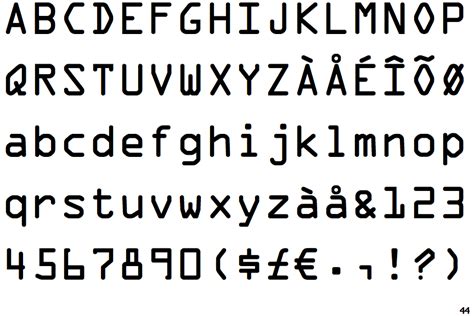 Identifont Ocr A Extended