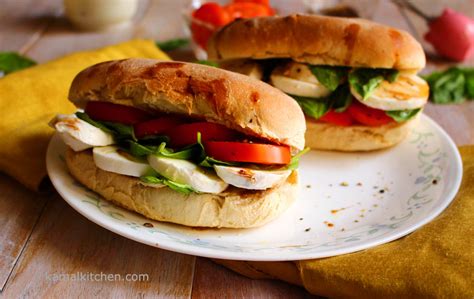 Jul 18, 2020 · prep these sandwiches in 20 minutes and stick them in the fridge to press until you're ready to slice & eat. Caprese Sandwich Recipe | Cold Sandwich | Italian ...