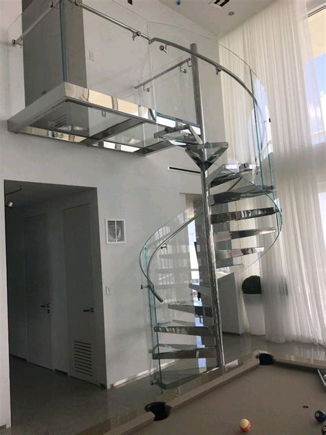 Glass Spiral Staircaseglass Spiral Stair Demax Arch Staircase