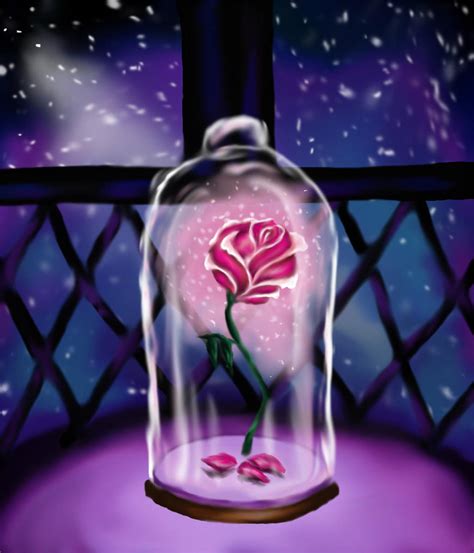 Beauty And The Beast Rose By Abbyja10 On Deviantart