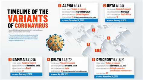 Timeline Of The Covid 19 Variants Of Concern Ctv News