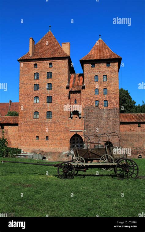 Malbork Marienburg Castle Of Teutonic Knights Poland Stock Photo Alamy