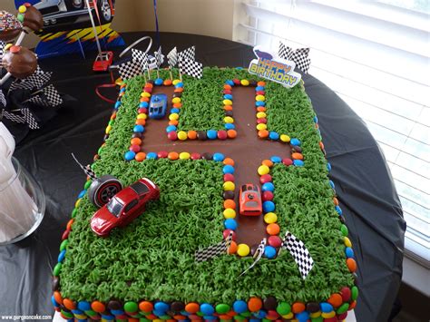 Diy Race Car Cake Easy Favorite Recipes Pinterest Cars Birthday Cake