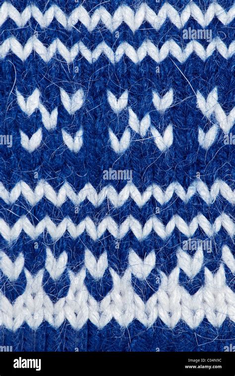 Knitting Background Of Handmade Woolen Pattern Stock Photo Alamy