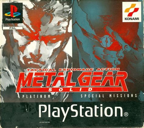 Metal Gear Solid 1 Cover Art