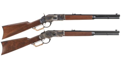 Two Uberti Model 1873 Lever Action Carbines