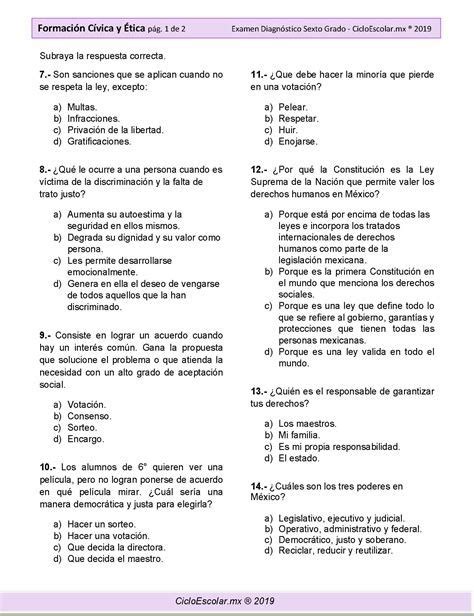 Examen Diagnostico Sexto My Xxx Hot Girl