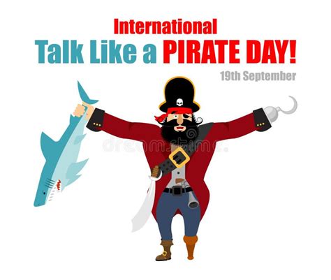International Talk Like A Pirate Day Pirate Talk And Words Stock