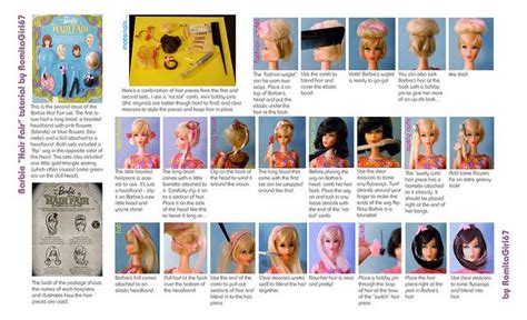 Barbie Hair Fair Tutorial Barbie Hair Hair Fair Doll Hair Repair