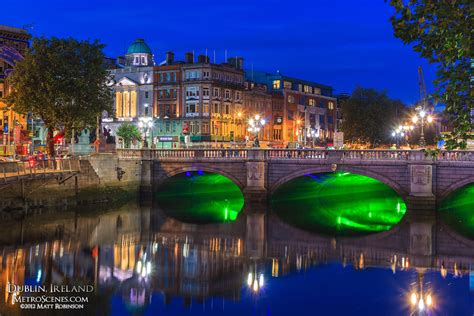 Dublin Ireland September 2012 City Skyline And