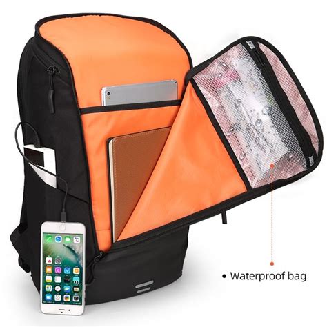 Fenruien Men Backpack Multifunctional Waterproof 156 Inch Laptop
