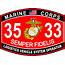 Logistics Vehicle System Operator Marine Corps MOS 3533 USMC Military Decal