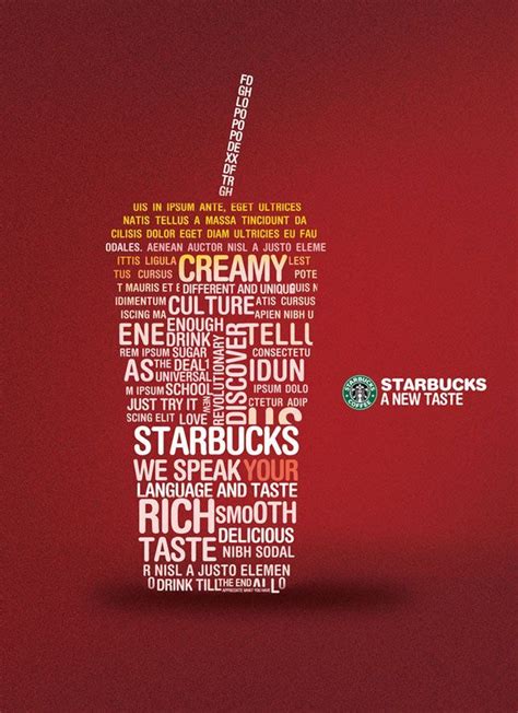The Starbucks Cup Is Made Up Of Words