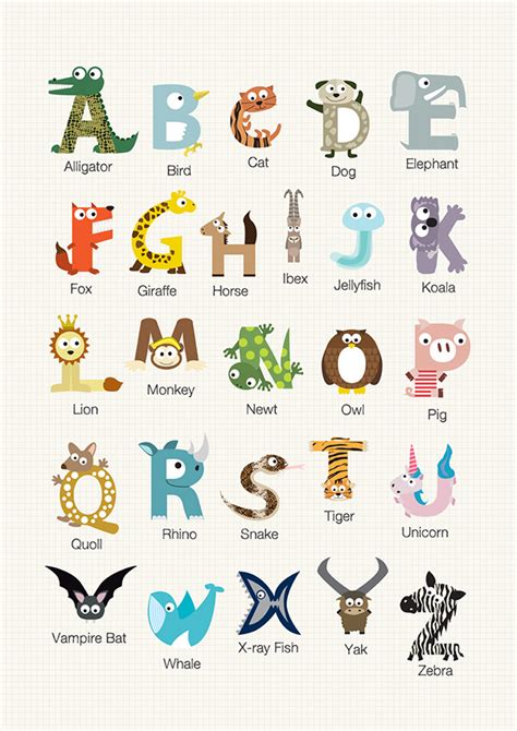 Animal Alphabets On Behance