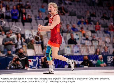 Wrestler Helen Maroulis Won Gold In Then Came A Blow To The Head