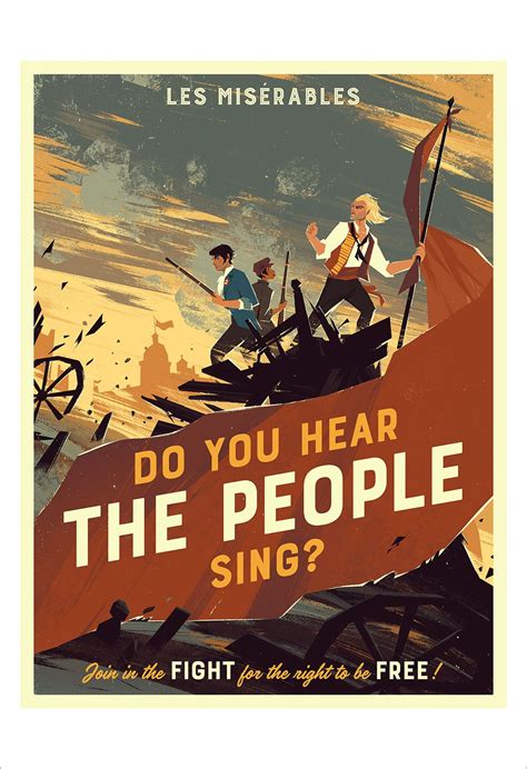 do you hear the people sing print nucleus art gallery and store les miserables poster