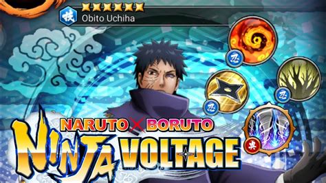 Naruto X Boruto Ninja Voltage Gameplay Obito Uchiha Youtube