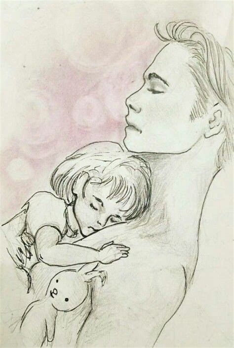 Father And Daughter So Cute I Saw This Drawing Somewhere On Pinterest