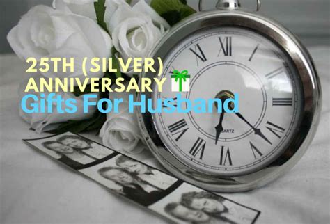To help, we've researched the best anniversary gifts for your husband. 25th (Silver) Wedding Anniversary Gifts For Husband ...