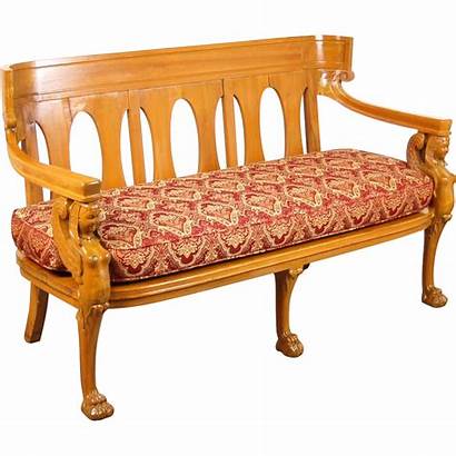 Egyptian Bench Revival Settee Empire Furniture