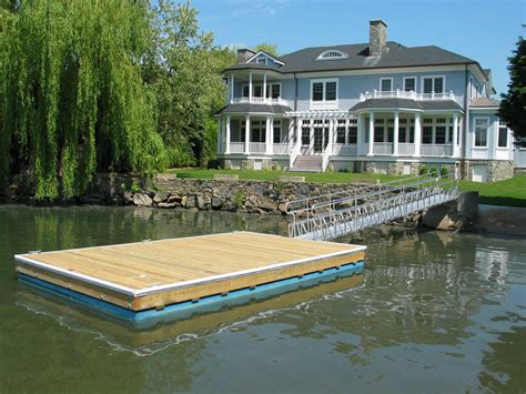 Diy Floating Dock Gangway How To Build A Floating Dock With Plastic