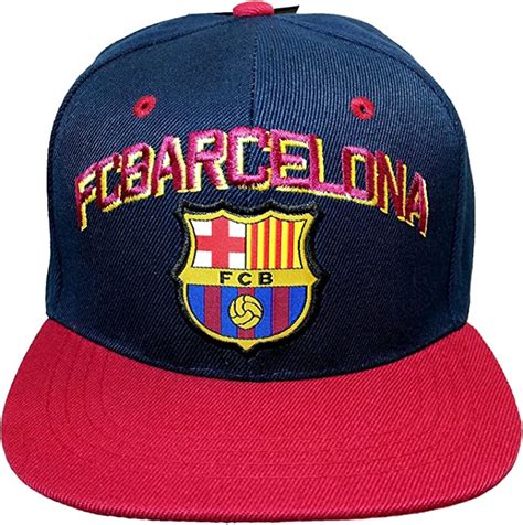 Fc Barcelona Authentic Official Licensed Soccer Cap Fcb One Size 021 Red Clothing
