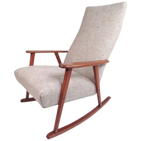 The dimensions are 37 at the back, 31 wide, and around 31 deep. Mid-Century Modern Danish Teak Rocking Chair | Chairish