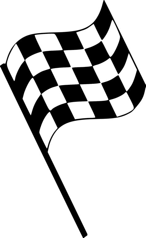 Motorsport Styling Finish Line Flag Clipart Png Download Full