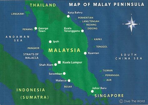 Map Of Malay Peninsula 2011 For Reference In Following My Flickr
