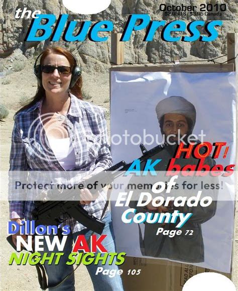 Your Girl As A Blue Press Cover Girl Give It A Shot Ak Rifles