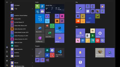 Restore Old Colored Start Menu Tiles Via Registry In Windows 10 Youtube