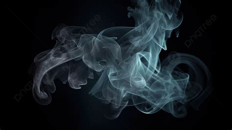 3d Smoke Simulation With Smooth Organic Shape And Shadow Effects