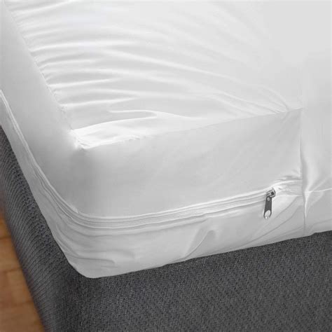 Dmi Zippered Plastic Mattress Protector Hypoallergenic Queen Size Waterproof Mattress Cover