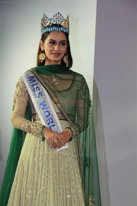 Manushi Chillar Miss World At The Press Conference On 27th Nov 2017 Manushi Chhillar