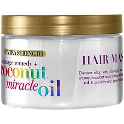 I use it every time i wash my hair right after i shampoo but before my conditioner. Cocunut Miracle Oil Hair Mask - OGX | Nordicfeel