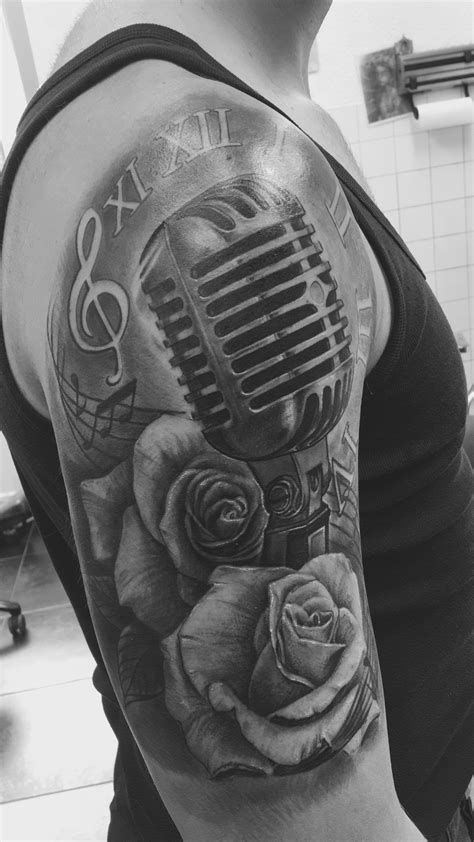Rock And Roll Made By Ganso Galvâo Cool Tattoos Tattoo Prices Music Tattoo Sleeves