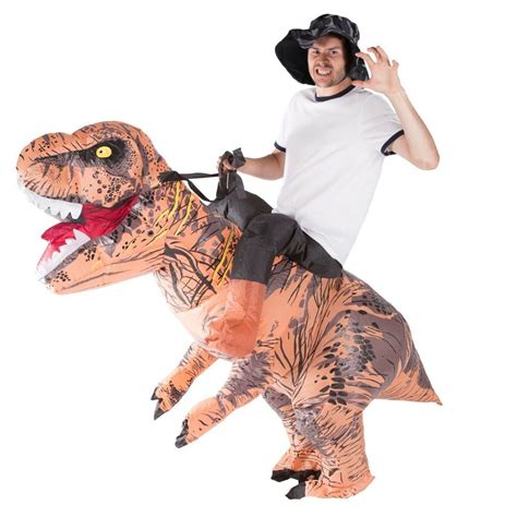 New Inflatable T Rex Ride On Dinosaur Costume Fz1772 Uncle Wieners