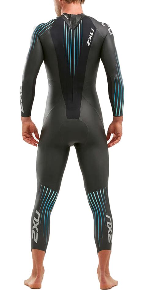 2020 2xu Mens P1 Propel Triathlon Wetsuit Mw4991c Black Blue Ombre