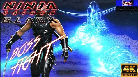 ninja gaiden black boss fight spirit doku 4k 60 fps youtube